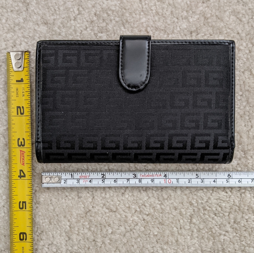 Black leather wallet